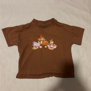 Cotton On Brown Bambi & Friends Graphic Tee